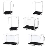 222 Size Acrylic Display Case for Collectibles Assemble Clear Box Protection Anime Action Figures
