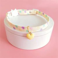 Pastel Heart Pet Collars