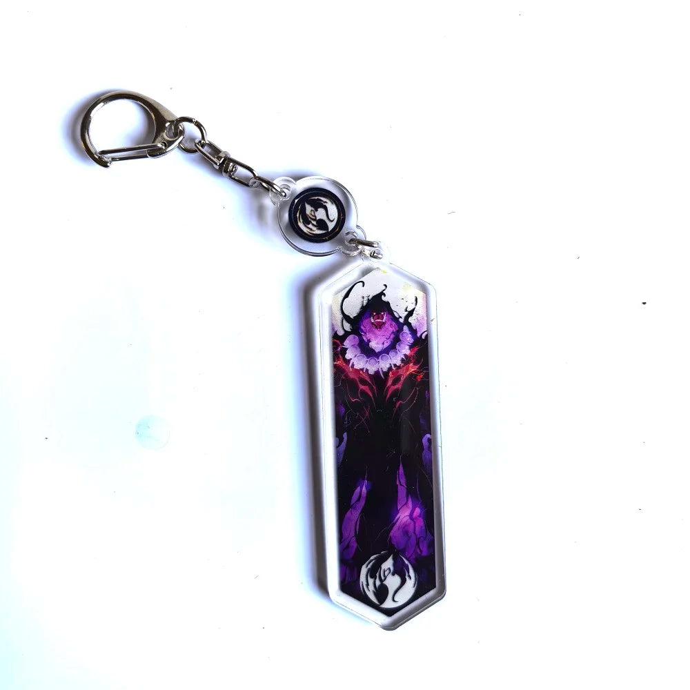 Anime Manwha Solo Leveling Keychain Acrylic Jewelry Knick Knacks for Friend Gift Bag Charms