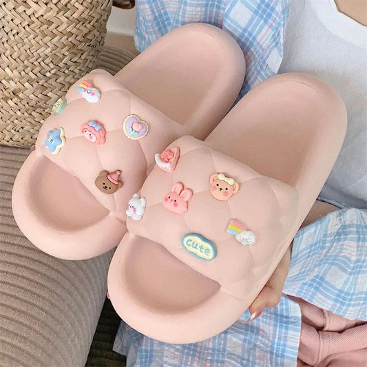 Cute Animal Thick Sole Sandals CLOUDANIMESTUDIO