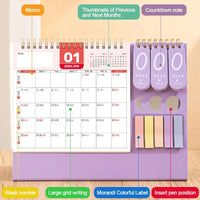 2026 Desktop Calendar With Sticky Notes