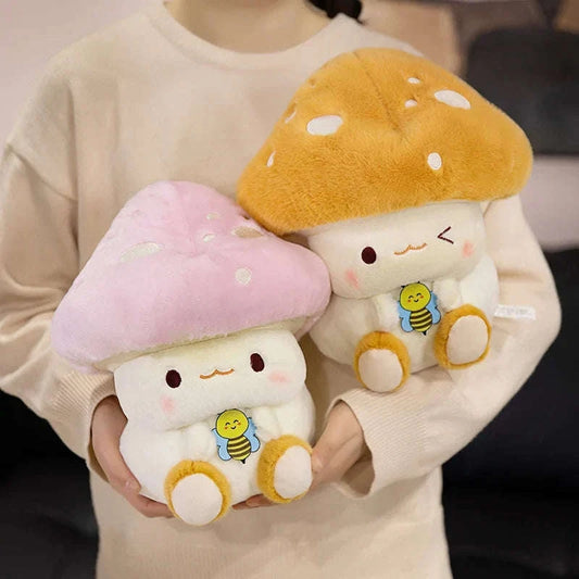 Kawaii Mushroom & Bee Plushies CLOUDANIMESTUDIO