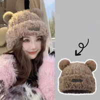Cute Bear Ears Beanie CLOUDANIMESTUDIO