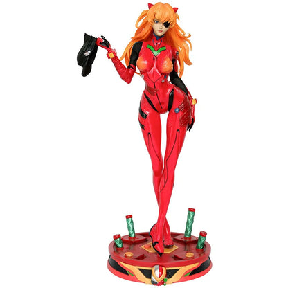 Gel Suit Mecha Asuka Figurine, Evangelical Warrior Neon Genesis Evangelion Anime Figures PVC 46 CM