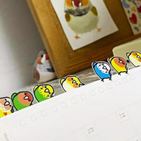 Kawaii Bird Index Stickers