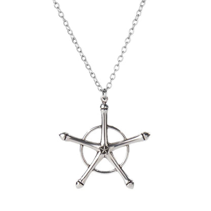 Bleach Ulquiorra Cifer Mask Anime Necklace Fashion Broken Masks Pendant Metal Choker Necklace