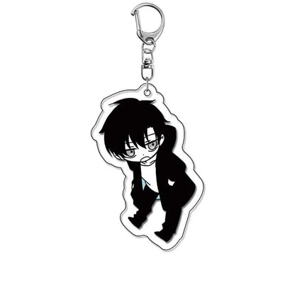Anime Solo Leveling Acrylic Keychain Shadow Monarch Army Accessories