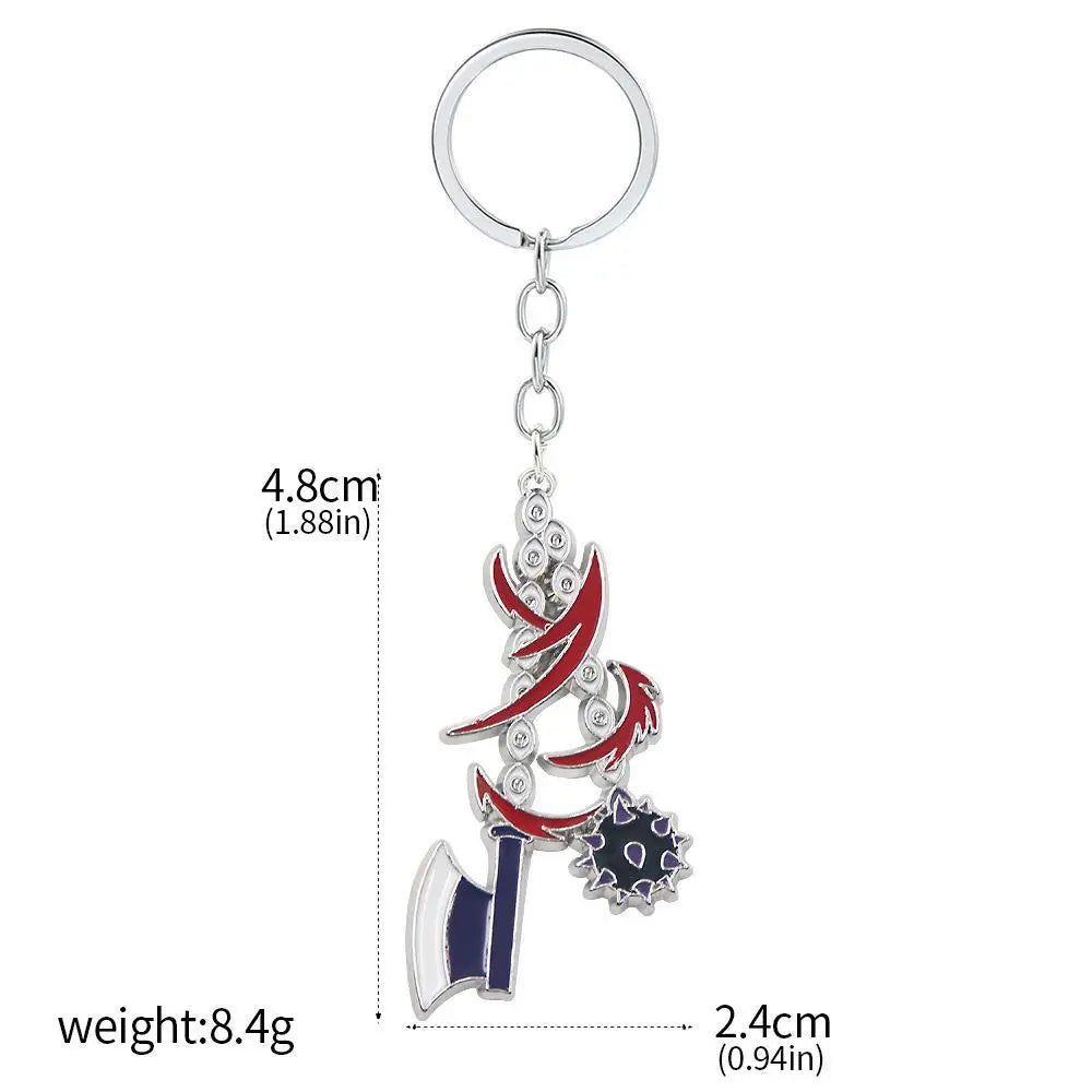 Demon Slayer Sword Keychains, Anime Kimetsu no Yaiba Tomioka Weapon Key Chains Accessories