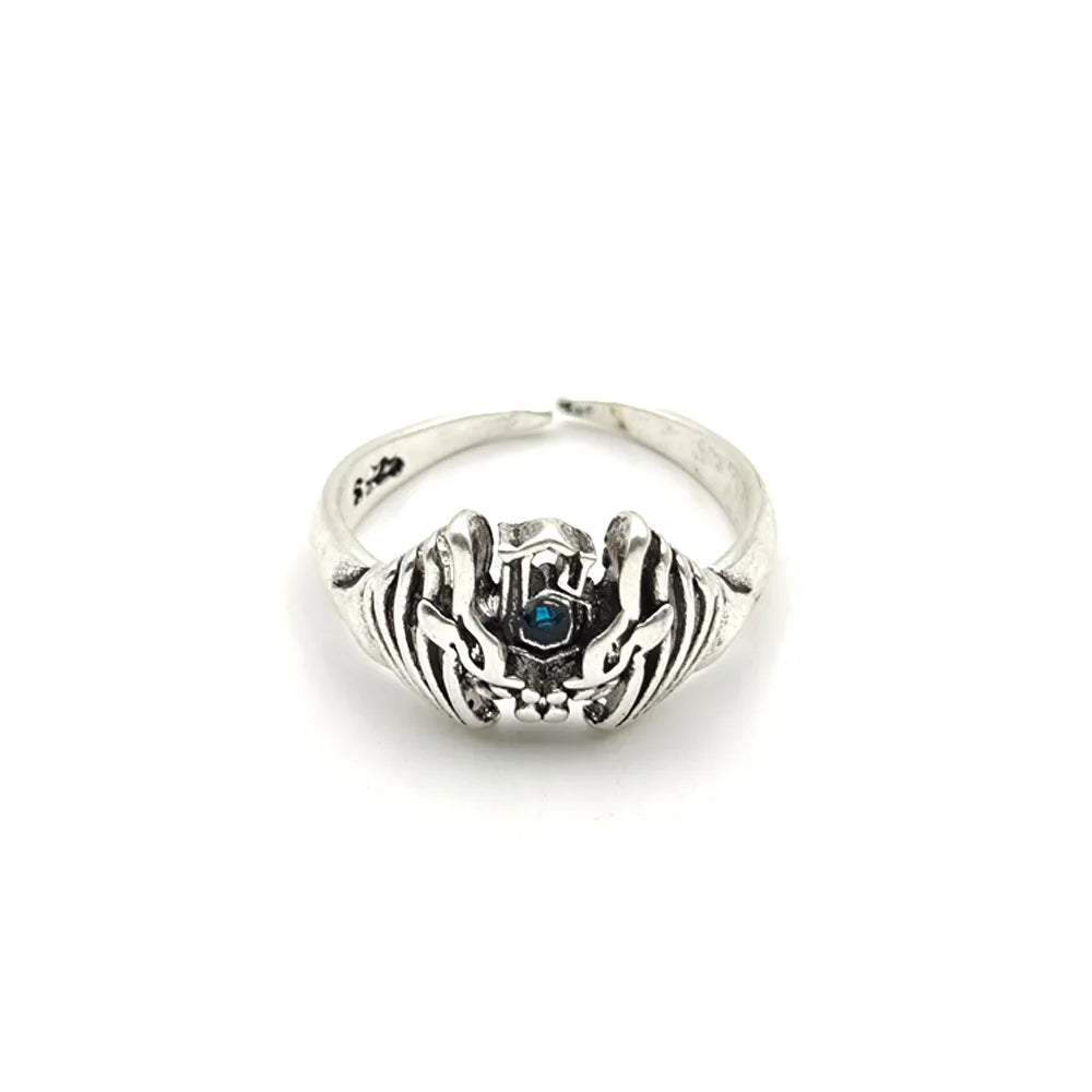 Anime Bleach Cosplay Ring Kurosaki Ichigo Metal Adjustable Unisex Rings Jewelry Accessories