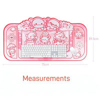 Kawaii Axolotl Gaming Desk Pad