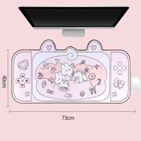 Cat and Bunny Desk Pads
