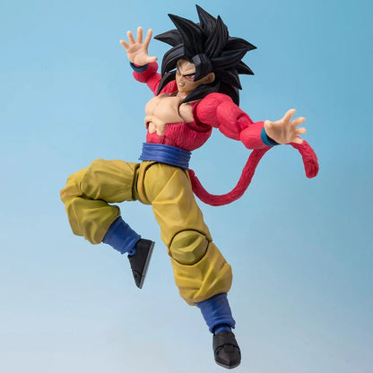 SSJ4 Son Goku Kamehameha Movable Joints Action Figure, Dragon Ball GT Super Saiyan Anime Figurines