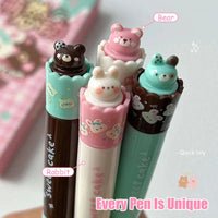 Kawaii Cupcake Cuties Gel Pens 4PCS CLOUDANIMESTUDIO
