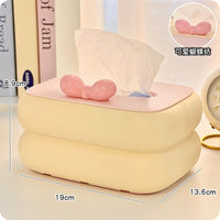 Cute Pink Bow Tissue Box