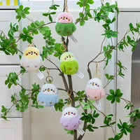 Kawaii Bird Plushie Pendant Keychain