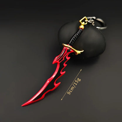 Solo Leveling Anime Manwha Sung Jinwoo Knight Killer Dagger Kasaka's Venom Fang Keychains Pendant