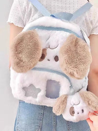 Plush Puppy Backpack