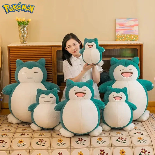 30/45/60CM Big Size Pokémon Cute Snorlax Plush Toy, Cuddling Sleeping Doll