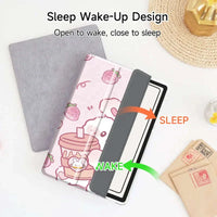 Strawberry Bunny & Coffee iPad Case CLOUDANIMESTUDIO