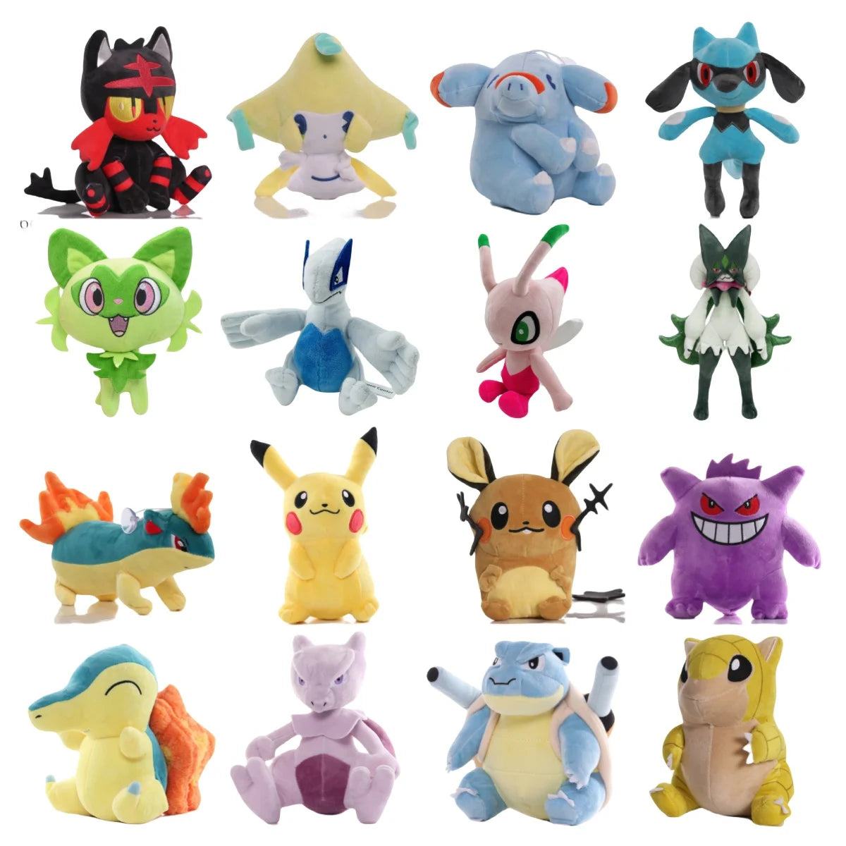 Pokemon Plush Toys, Anime Figures and Figurines Cuddling Dolls To Sleep With, Gifts For Bedrooms