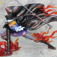 Flame Emperor Sabo Anime Figurine ,One Piece Action Figurines Fire Fist Revolutionary Army 22 CM