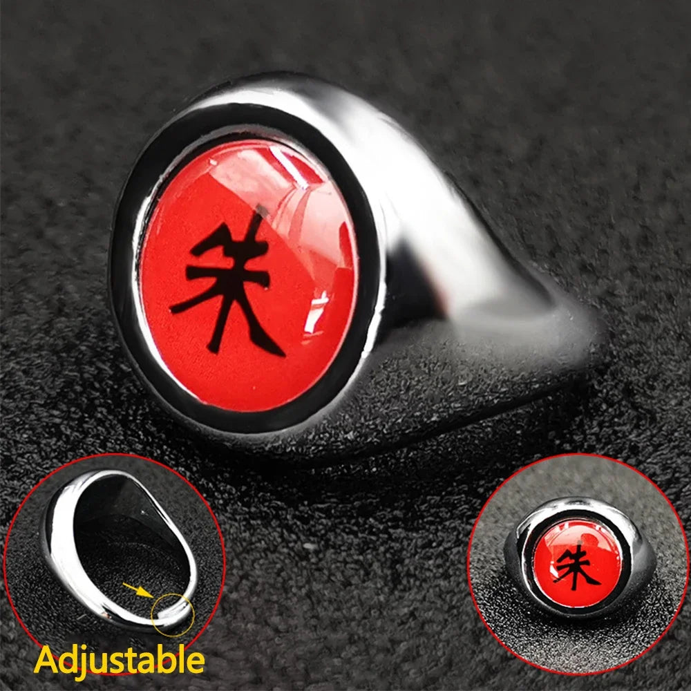 Naruto Shippuden Akatsuki Rings And Headbands Anime Cosplay Ring Accessories
