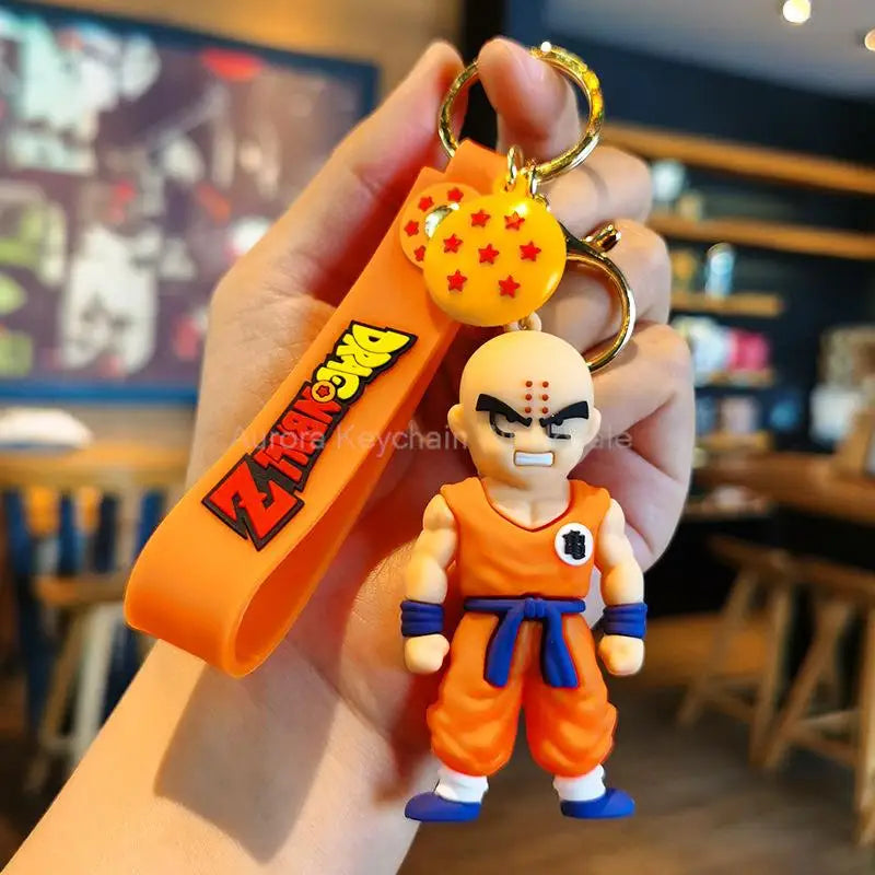 Dragon Ball Z Key Chains Anime Series Car Pendant Keyring Kids Accessories Gifts