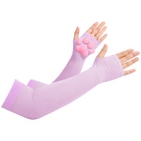 Thigh High Cat Paw Stockings & Arm Warmers