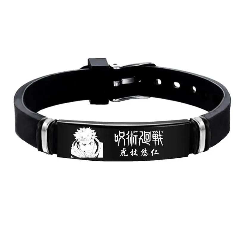 Anime Stainless Steel Bracelet Jujutsu Kaisen Fushiguro Toji Inverted Spear of Heaven Cosplay