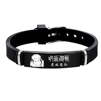 Anime Stainless Steel Bracelet Jujutsu Kaisen Fushiguro Toji Inverted Spear of Heaven Cosplay