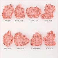Kawaii Cookie Cutters 3D 8 Pcs CLOUDANIMESTUDIO