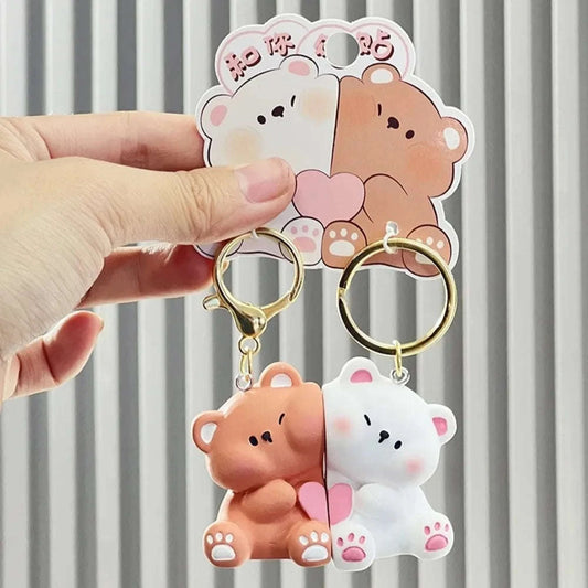 Bestie Bears Magnetic Keychains CLOUDANIMESTUDIO