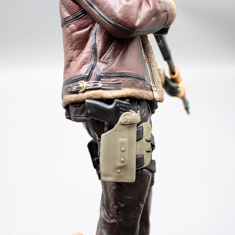 Leon Scott Kennedy Zombie Hunter Anime Figurine, Resident Evil 4 Action Figure PVC Statue 33 CM