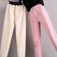Pink Fleece Lined Sweat Pants