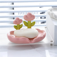 Cute Flowers Soap Dish