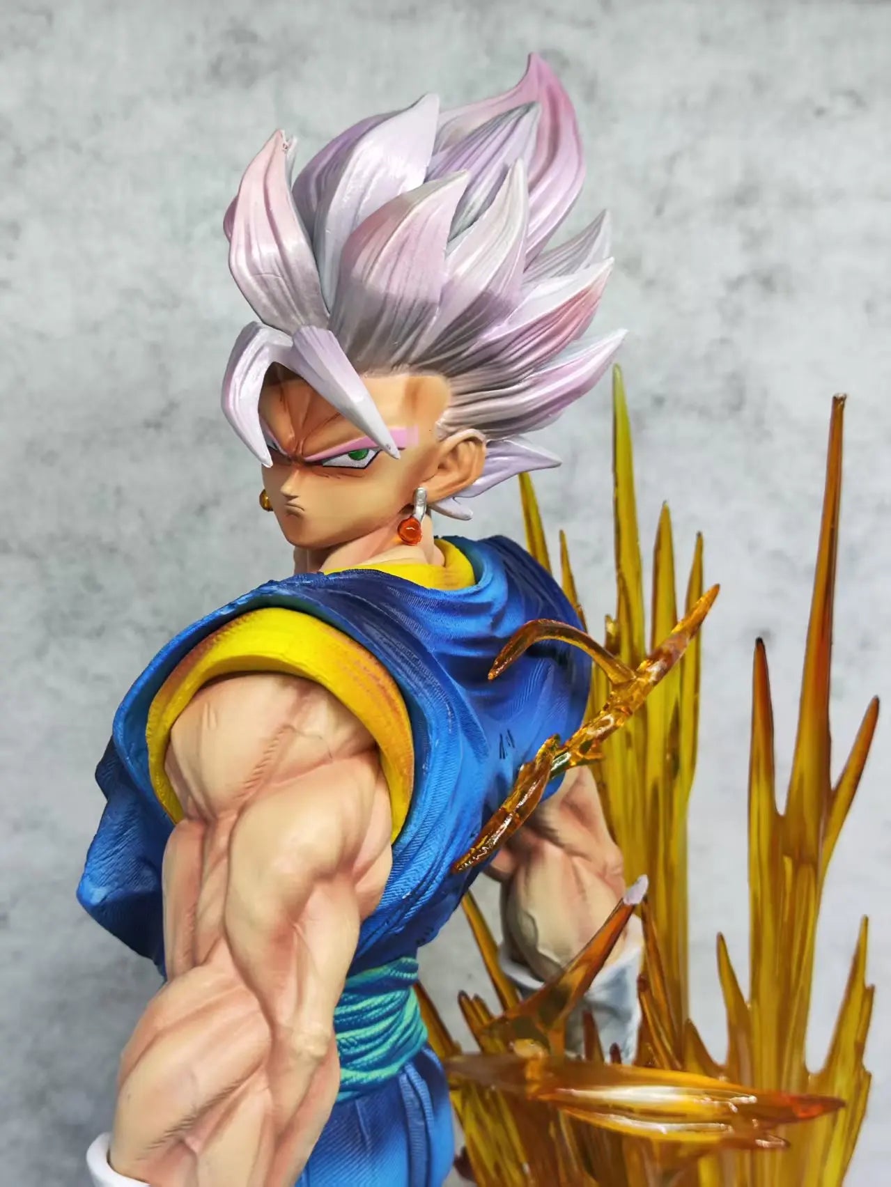 Super Saiyan Blue Vegito LED Anime Figure, Dragon Ball Z Anime Figures 3 or 4 heads PVC Statue