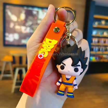 Dragon Ball Z Key Chains Anime Series Car Pendant Keyring Kids Accessories Gifts