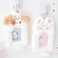Puppy & Kitty Plush Photo Card Holders