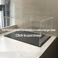 222 Size Acrylic Display Case for Collectibles Assemble Clear Box Protection Anime Action Figures