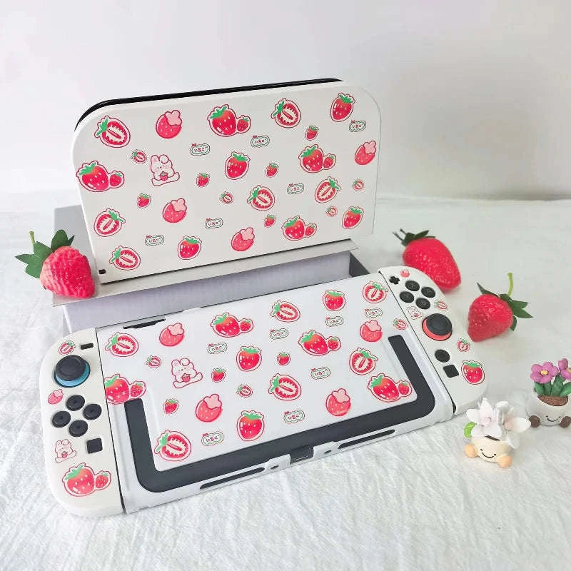 Kawaii Berries and Bunny Switch 2 Case CLOUDANIMESTUDIO