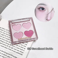KAKASHOW Four-Color Heart Blush Palette
