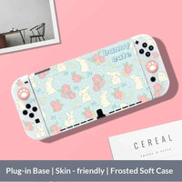 Kawaii Spring Bunny Meadow Switch Case NS/OLED/NS2 CLOUDANIMESTUDIO