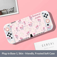 Kawaii Spring Bunny Meadow Switch Case NS/OLED/NS2 CLOUDANIMESTUDIO