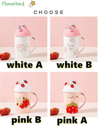 Sweet Life Strawberry Mugs