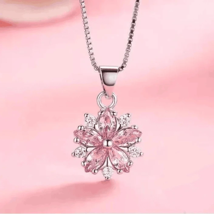 Sakura Cherry Blossom Necklace CLOUDANIMESTUDIO