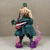 Roronoa Zoro Anime Figure, One Piece Action Figurines PVC Changable Two Heads 27 CM
