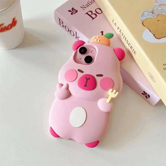 Kawaii Capybara iPhone Case CLOUDANIMESTUDIO