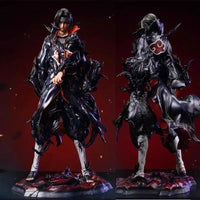 Itachi Uchiha Tsukuyomi Crows Anime Figure, Naruto Shippuden Action Figurines 26 CM