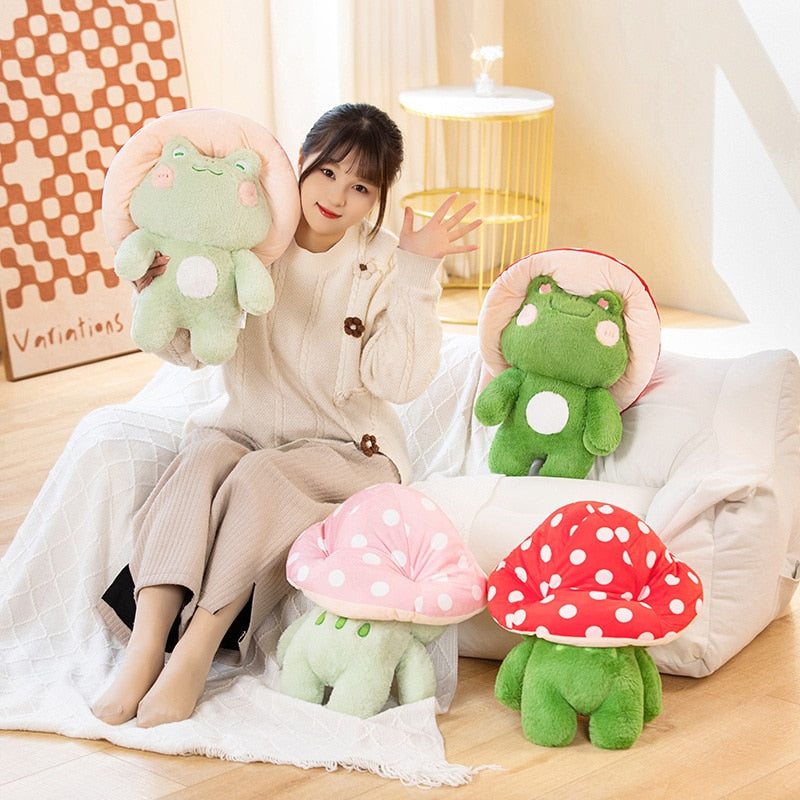 Mushroom Frog Plushies