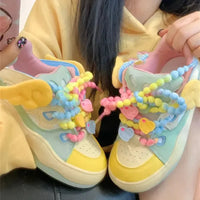 Angel On A Rainbow Platform Sneakers